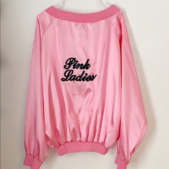 Jackets & Blazers - Pink Ladies Pink Bomber Jacket No Brand
